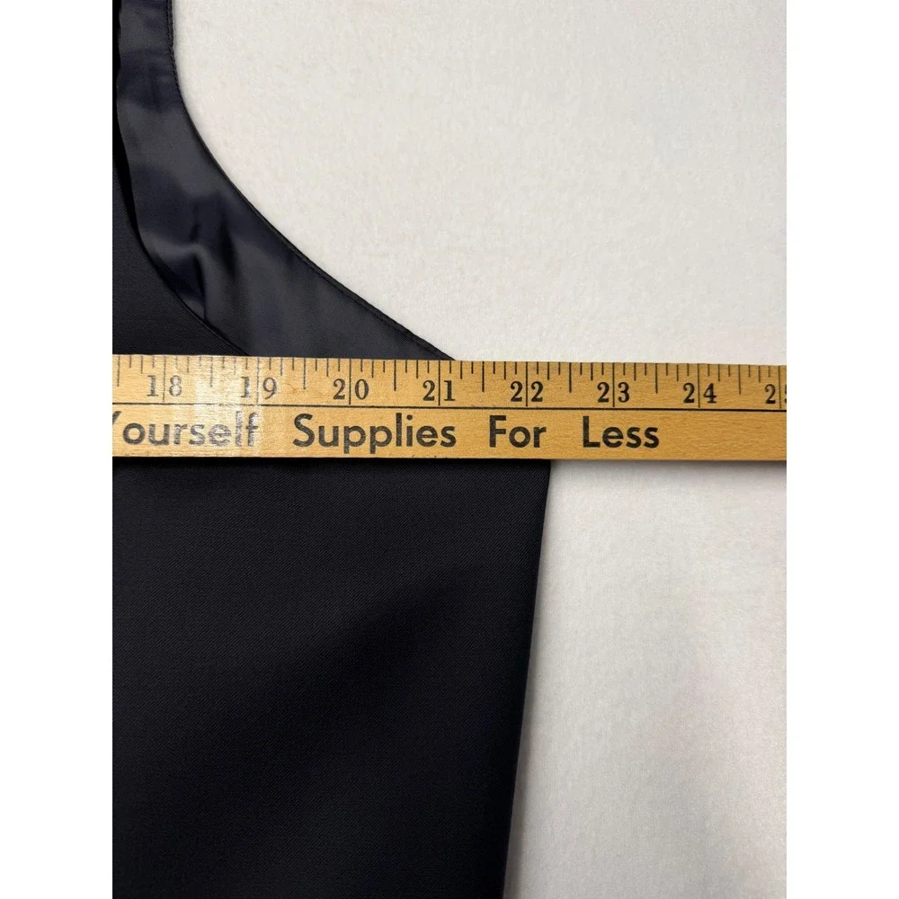 Lauren Ralph Lauren Mens 3-Piece Wool Suit Navy Blue Jacket 46L Pants 40x31 Vest